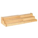 Bambusest köögiriiul, 3-korruseline, pikendatav, 33,5-59,5x20x11 cm