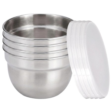 Terasest kaanega dipikastmekausid, 8 cm, 200 ml, 4 tk.