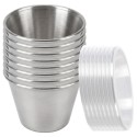 Terasest kaanega dipikastmekausid, 6 cm, 70 ml, 8 tk.