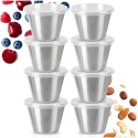 Terasest kaanega dipikastmekausid, 6 cm, 70 ml, 8 tk.