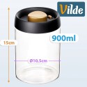 Vaakumkonteiner lahtiste toodete jaoks, klaas, 900 ml