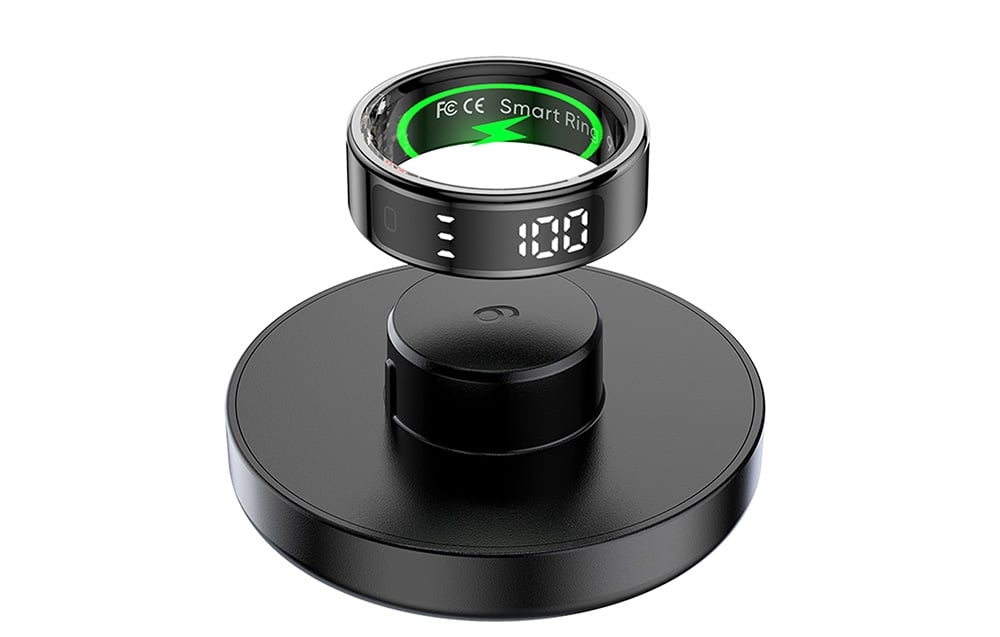 Smartring on charging base.