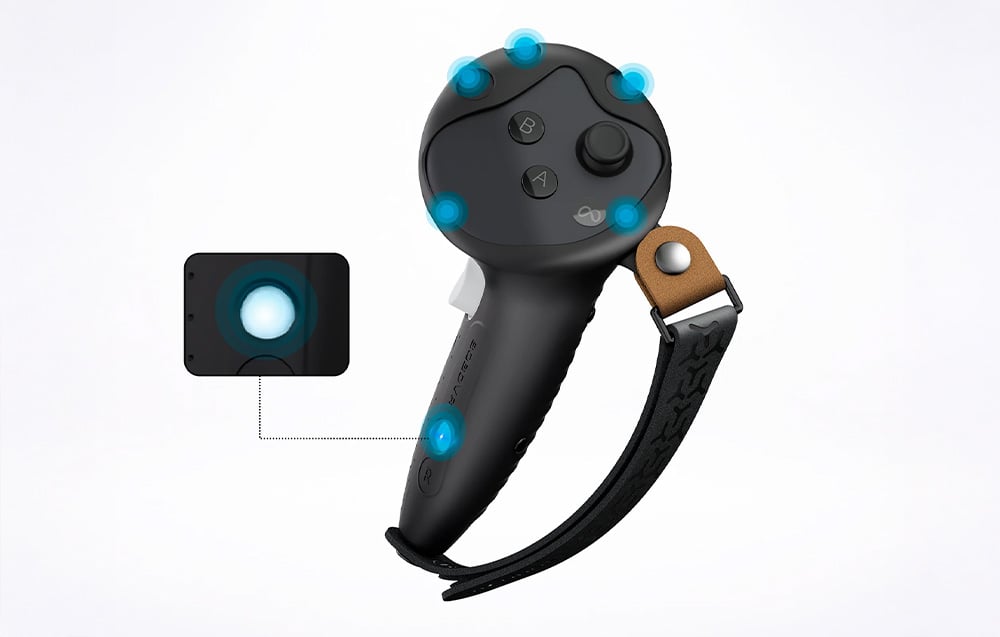 Tracking systems marked on the controller to which the cover is attached