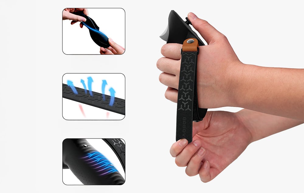 Three graphics showing the flexibility and durability of the controller covers